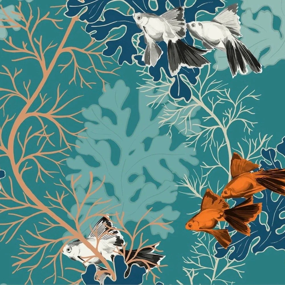 Soicher Marin Under the Sea Anthropologie Wallpaper Wall Covering 1 Roll